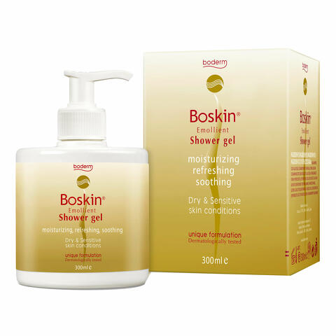 Boskin doccia gel emolliente cuoio capelluto e pelle 300 ml