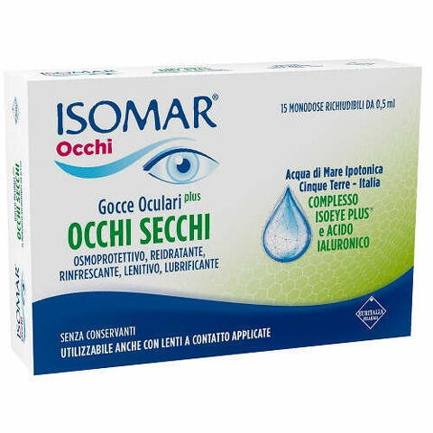 Occhi secchi plus gocce oculari acido ialuronico 0,20% 15 flaconcini