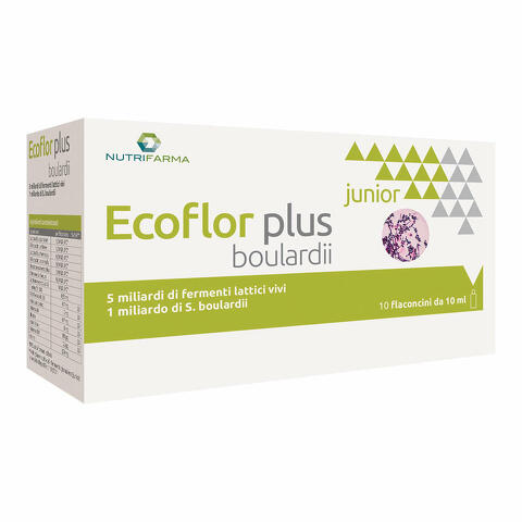 Ecoflor plus boulardii junior 10 flaconcini