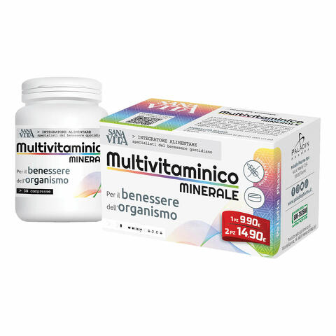 Sanavita multivitaminico minerale 30 compresse