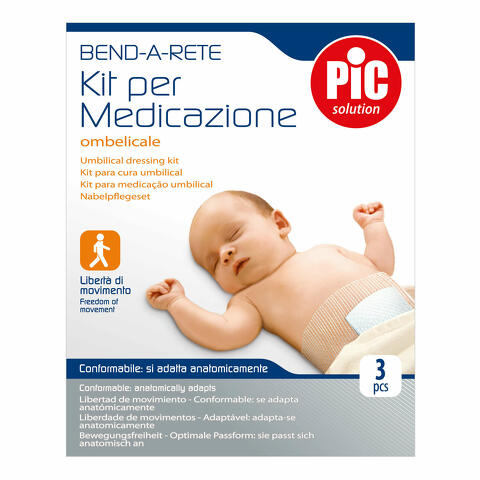 Kit medicazione benda a rete ombelicale