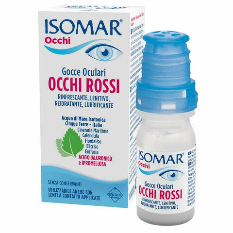 Occhi rossi gocce oculari acido ialuronico 0,20% 10 ml