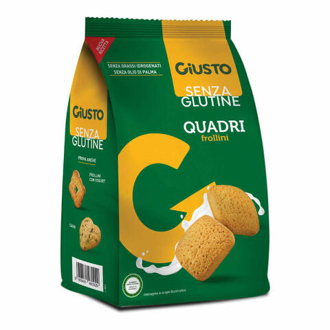 Senza glutine quadri frollini 200 g