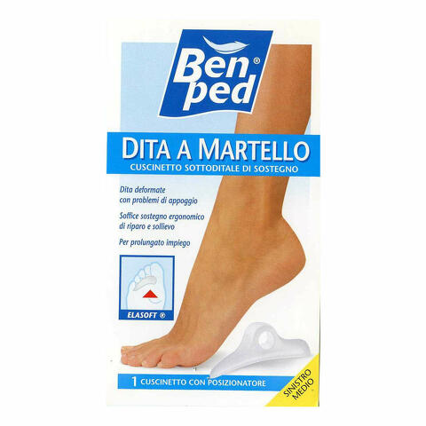 Dita a martello sinistro medio 1 pezzo