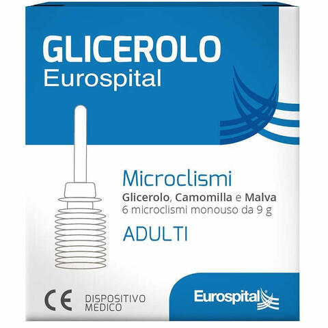 Microclismi glicerolo adulti 6 pezzi