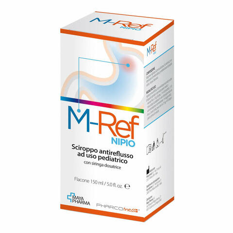 M-ref  sciroppo antireflusso ad uso pediatrico 150 ml con siringa dosatrice