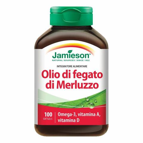 Jamieson olio di fegato di merluzzo 100 perle