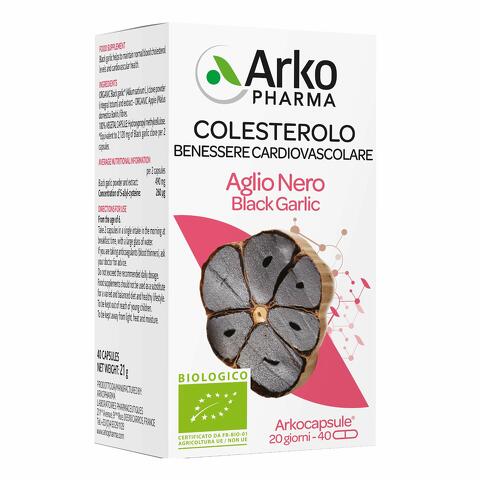 Arkocapsule aglio nero bio 40 capsule