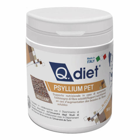 Q diet psyllium pet polvere 90 g