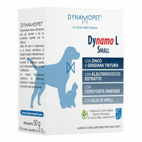 Dynamo l small 20 bustine appetibili da 2,5 g