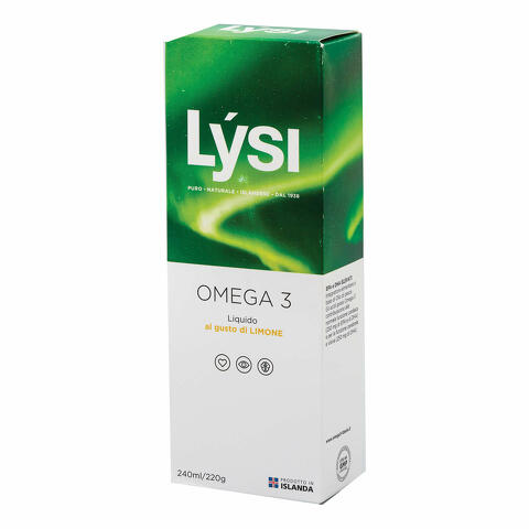 Lysi olio fegato merluzzo limone 240 ml