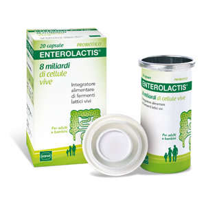 Enterolactis - Integratore biologico di fermenti lattici vivi in Capsule