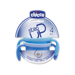 Chicco - Step Up - Manici per Biberon - Blu e Acqua