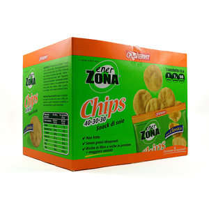 Enerzona - Chips di Soia - Confezione da 5 pacchetti