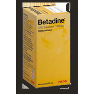 Betadine - BETADINE*SOLUZ CUT FL 50ML 10%