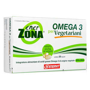Enerzona - Integratore alimentare - Omega 3 per Vegetariani e Vegani