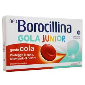 Borocillina - Gola Junior - Caramelle gusto Cola