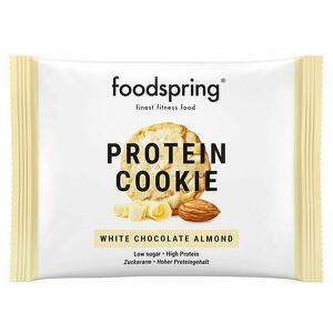 Foodspring -  Protein Cookie - Cioccolato bianco e mandorla 50 g