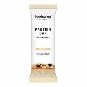 Protein Bar -  - Foodspring - Extra cioccolato bianco mandorle 65 g