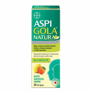 Aspi gola - Natura - Spray Albicocca Limone 20ml