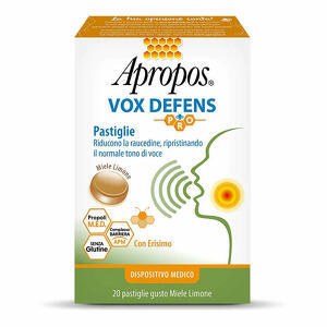 Apropos - Vox defens pro - Miele limone - 20 pastiglie