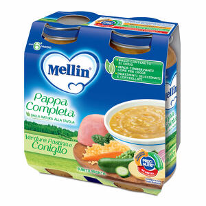 Mellin - Mellin pappa completa coniglio 250 g 2 pezzi
