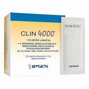 Clin 4000 - Lassativo - 30 Bustine monodose 10 g