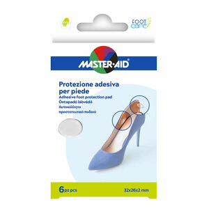 Master Aid - Protezione in gel e tessuto - Punta dei piedi - 2 pezzi