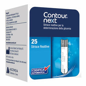 Countour - Strisce misurazione glicemia contour next - 25 pezzi