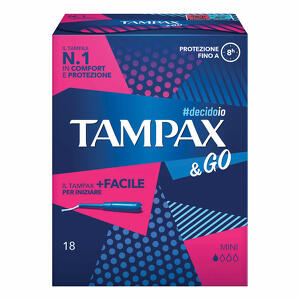 Tampax - Tampax & go - Mini 18 pezzi
