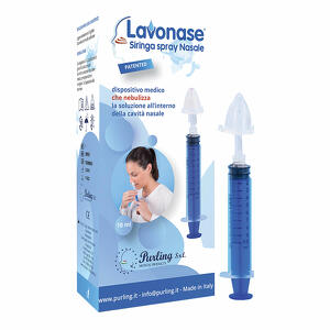 Lavonase - Siringa spray nasale per irrigazione