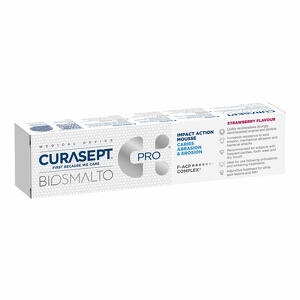 Curasept - Biosmalto - Mousse carie fragola - 50ml