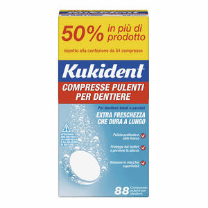 Kukident - Cleanser - Detergente Protesi Dentaria Fresh 88 Compresse