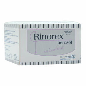 Rinorex - Fiale per aerosol rinorex con Bicarbonato - 25 pezzi