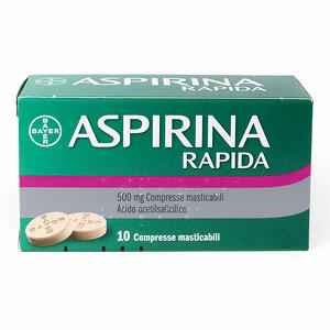 Aspirina - Rapida 500mg - 10 compresse masticabili