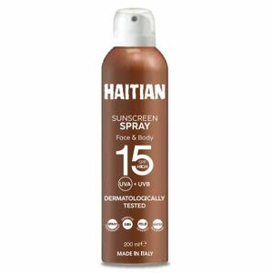 Haitian - Protezione solare spray viso e corpo - SPF15