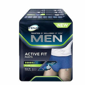 Tena - Pull up uomo tena men pants active fit m 9 pezzi