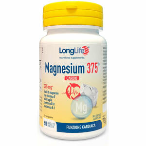 Long life - Longlife magnesium 375 cardio 60 tavolette