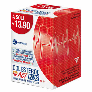 F&f - Colesterol act plus forte 30 compresse