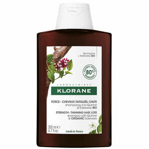 Klorane - Shampoo chinina-stella alpina bio 400 ml