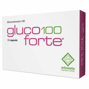 Erbozeta - Gluco 100 forte Glucomannano 100 - 30 capsule