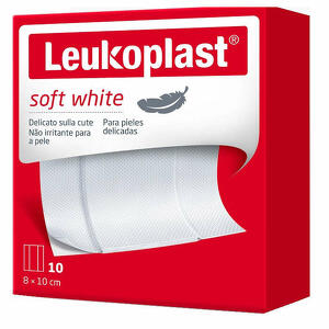 Leukoplast - Soft white 100 x 8 cm 10 pezzi