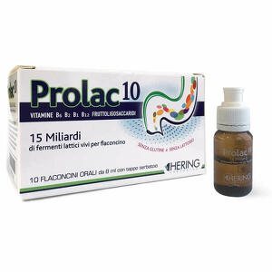 Hering - Prolac10 fermenti lattici 15 miliardi 10 flaconcini 8 ml