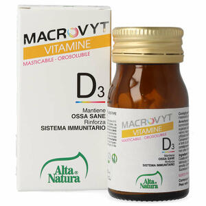 Alta natura - Macrovyt vitamina d3 veg 60 compresse orosolubili