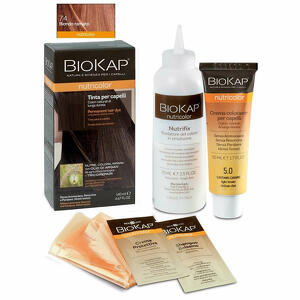 Biokap - Nutricolor 7,4 new biondo ramato tinta tubo + flacone