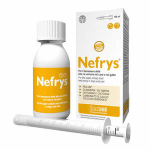 Innovet - Nefrys veg 100 100 ml con siringa dosatrice alimento complementare per cani e gatti