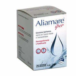 Aliamare - 25 flaconcini ipertonici da 5 ml