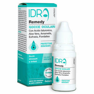 Sterilens - Gocce oculari protettive idratanti  idra remedy con acido ialuronico e aloe vera 10 ml