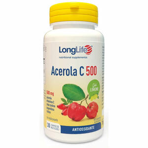 Long life - Longlife acerola c500 limone 30 compresse