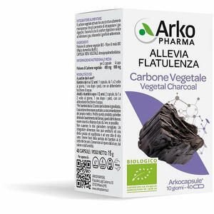 Arkofarm - Arko capsule carbone vegetale bio 40 capsule